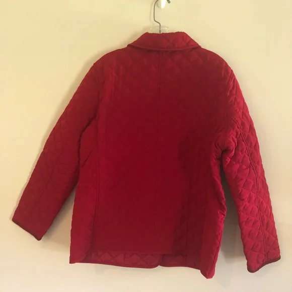 Vintage Covington Cranberry Red Quilted Jacket - Picture 3 of 9
